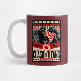 GAMERA vs. GYAOS FIGHT POSTER - 2.0 Mug